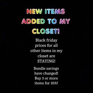 NEW ITEMS ADDED! Bundle savings now 3+ get 20% off!